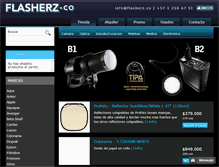 Tablet Screenshot of flasherz.co